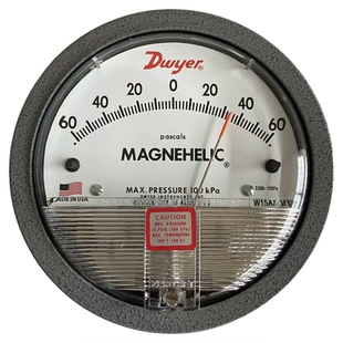 德威尔压差表Dwyer差压表净化车间养殖负压表2000型机械风压表