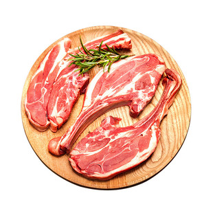 大庄园 原切羊排战斧法式羊肩排330g新西兰进口新鲜冷冻羊排商用