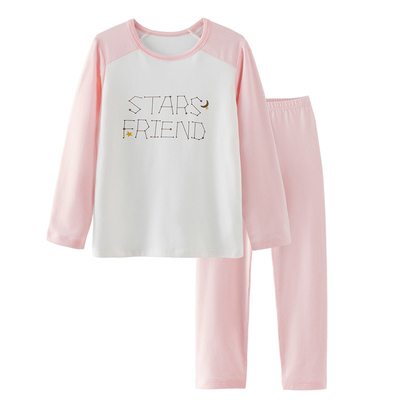 英博伦女童秋衣秋裤莫代尔棉套装