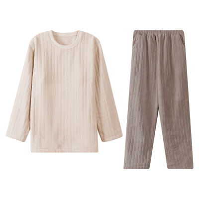 【芬腾】加绒加厚珊瑚绒睡衣套装