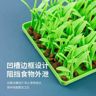 亚马逊热销硅胶吸盘宠物舔防漏训练猫狗现货垫慢贴防滑餐食垫舔垫