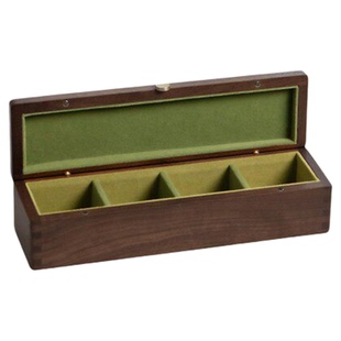 一纪大容量文玩核桃收纳盒高端木质核桃专用收纳盒实木多格空盒子