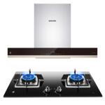 樱花抽油烟机猛火灶套餐家用厨房顶吸式大吸力烟灶套装官方旗舰店