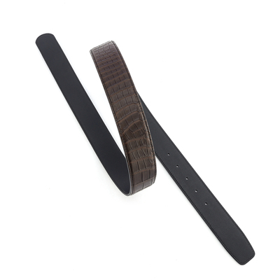 莫仕顿新加坡法国美洲鳄鱼皮带