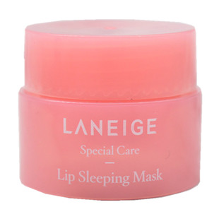 专柜兰芝夜间修护保湿唇膜3g草莓果冻睡眠唇膜 修复淡唇纹滋润