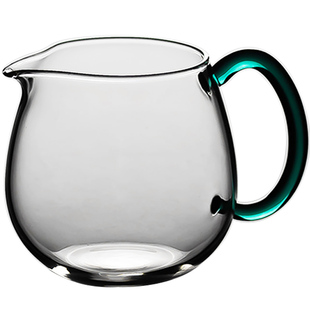 禾阳日式晶彩玻璃公道杯 加厚分茶器茶海功夫茶具 耐热公杯倒茶器