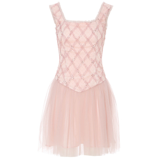 sincethen 法式蓬蓬裙粉色连衣裙纱裙高级感裙子小礼服生日穿搭女