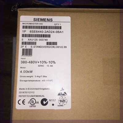 议价6SE6440-2AD24-0BA1西门子m440 4kW变频器6SE64402AD240BA1
