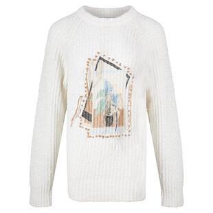 Kar Peiskos 秋冬新款手工艺术提花针织衫毛衣银泰百货 301600