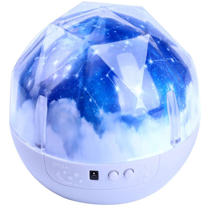 浪漫星空灯旋转卧室床头女生宿舍