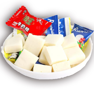 孺牛鲜奶糖老牌怀旧旺旺牛奶糖果散装大白兔乳牛糖味8090童年零食