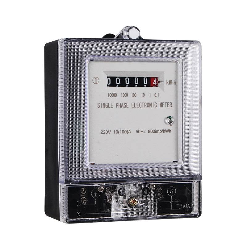 单相家用外贸出口型智能电能表出租房智能英文版电表电子式计量