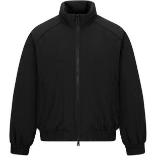 班尼路SK冬季户外保暖棉服男极简风双拉链防寒立领宽松外套上衣YS