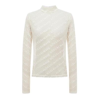 LULUALWAYS我爱露露新款基础百搭简约修身薄款打底衫