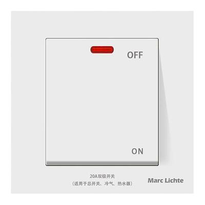 双断空调二开三开带指示灯面板