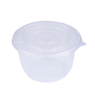 一次性碗圆形加厚外卖打包盒子汤碗家用吃饭碗塑料商用整箱冰粉碗
