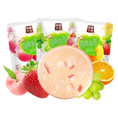 盐津铺子蒟蒻果冻0脂0添人工色素