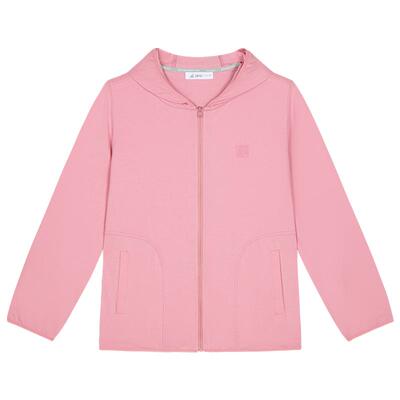 铜牛冰感臻棉长袖连帽女开衫2025春夏新款休闲上衣凉感女VS321