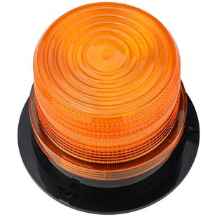 车载警示爆闪灯工程车叉车黄色闪光警报灯24V夜间LED校车顶灯磁吸