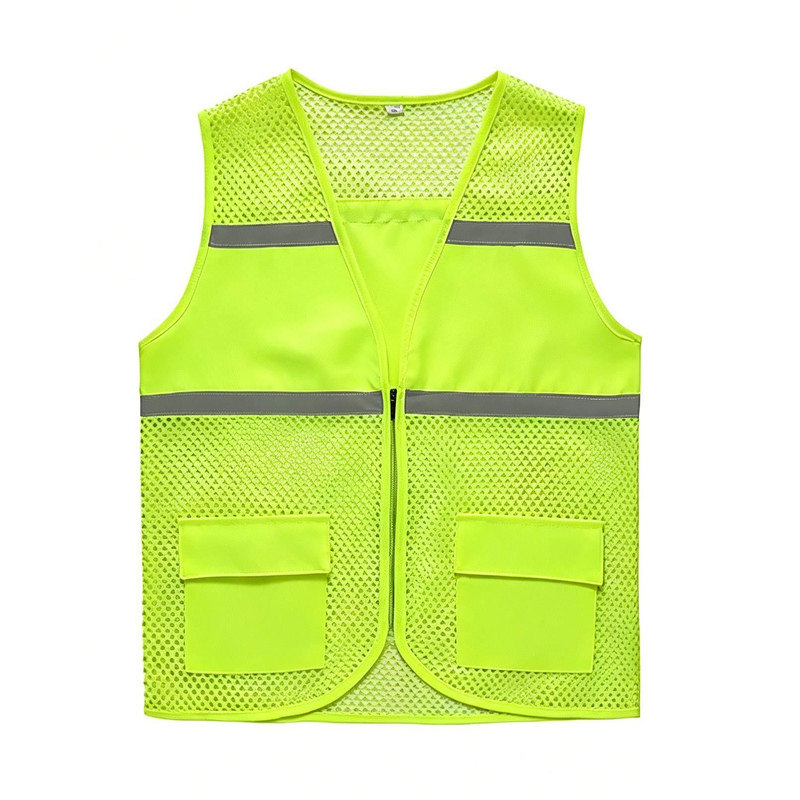 夏季网眼透气反光衣安全背心工地施工环卫马甲快递工作服定制logo
