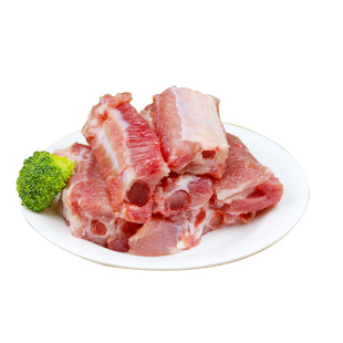 陆宝 广西陆川土猪新鲜猪排土猪肉猪肋排猪排骨新鲜猪肉排骨500g