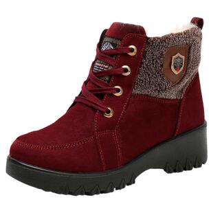 冬季老北京布鞋女棉鞋老人鞋子保暖防滑加厚中老年妈妈鞋加绒羊毛