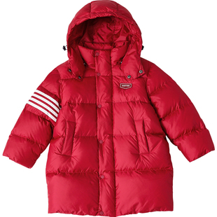 康衣儿童装羽绒服中长款冬季新款亲子女童羽绒服男童加厚外套