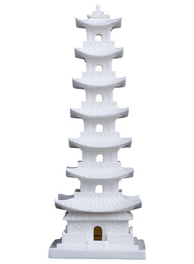 省级大师陈戴茹艺术品文昌塔摆件