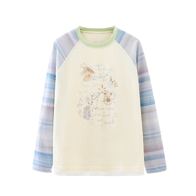 半度闲女童夏季t恤凉感防晒衣