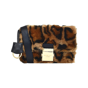 Radley23FW英国奢品豹纹拼色气质斜挎小方包贵妇气质老钱风时尚女