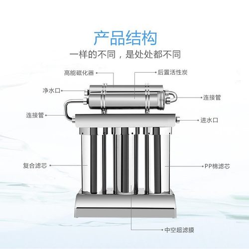 巴马泉五级过滤器不锈钢家用磁化水机厨房台式会销能量直饮净水机