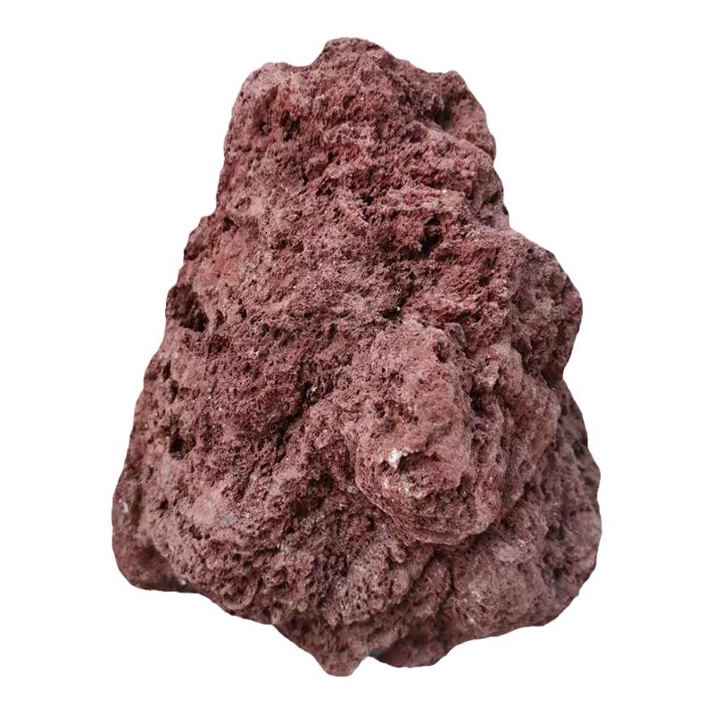 鱼缸造景火山石红色火山岩底砂