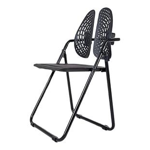 2025新款折叠椅子便携靠背椅人体工学椅办公椅家用会议椅户外椅子