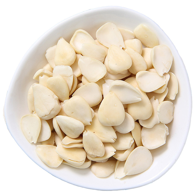 新鲜承德南杏仁片即食去皮甜杏仁瓣烘焙做露露茶打豆浆杏仁糊煲汤