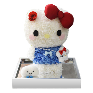 永生花HelloKitty送女生凯蒂猫高级感520礼盒送女友闺蜜生日礼物