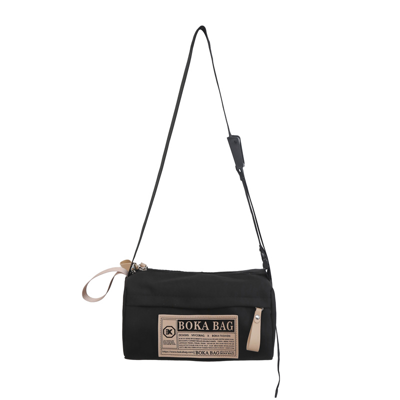 日系ins风小挎包男士潮牌小众设计感斜挎包简约百搭出行运动包女