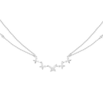 APMMonaco双层蝴蝶项链锁骨链