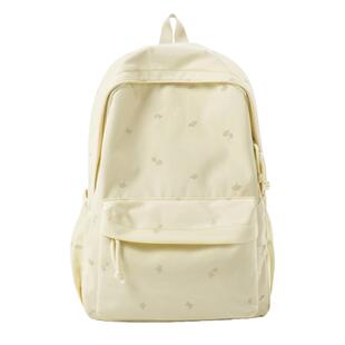 书包女初中生ins小众风高颜值高中生女生背包大容量简约款双肩包