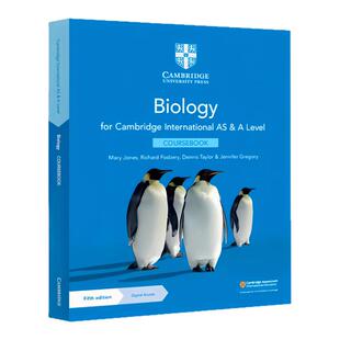 现货 2022年考试大纲版剑桥 Cambridge International AS & A Level Biology Coursebook 生物（书+在线资源）英文原版国际课程