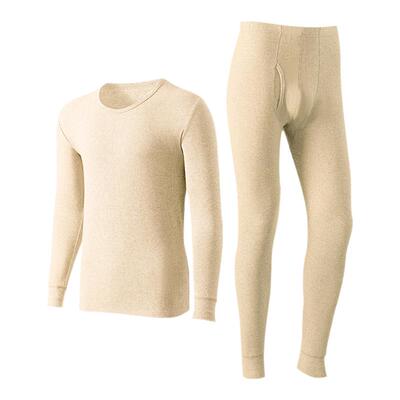 顶瓜瓜男士纯棉保暖套装全棉薄款