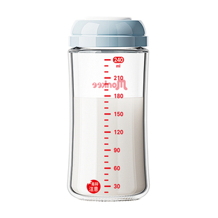 新生婴儿玻璃储奶瓶母乳储存瓶奶水保鲜瓶适配奶瓶配件可冷冻