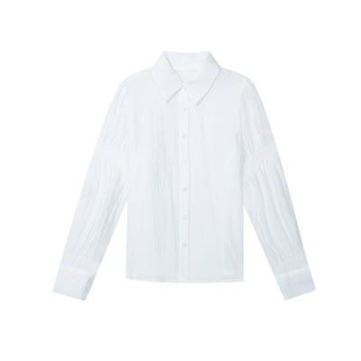 inlife泡泡袖衬衫百搭女