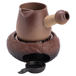 向美手工粗陶石趣烘烤炉茶叶提香器蜡烛加热零配件雪松植物香薰炉