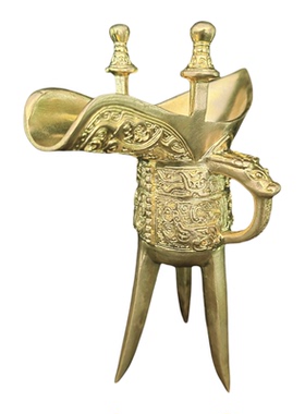 精工纯铜小爵杯高端商务礼品摆件