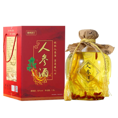 3斤大坛人参枸杞酒1500ml