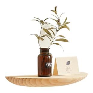 免打孔墙上置物架实木一字隔板网红客厅机顶盒层板挂墙书架收纳架