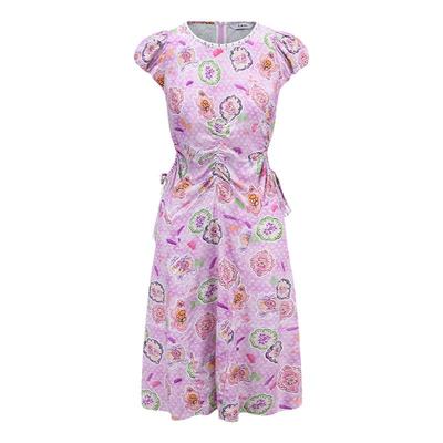 tanni复古宫廷风气质镂空连衣裙