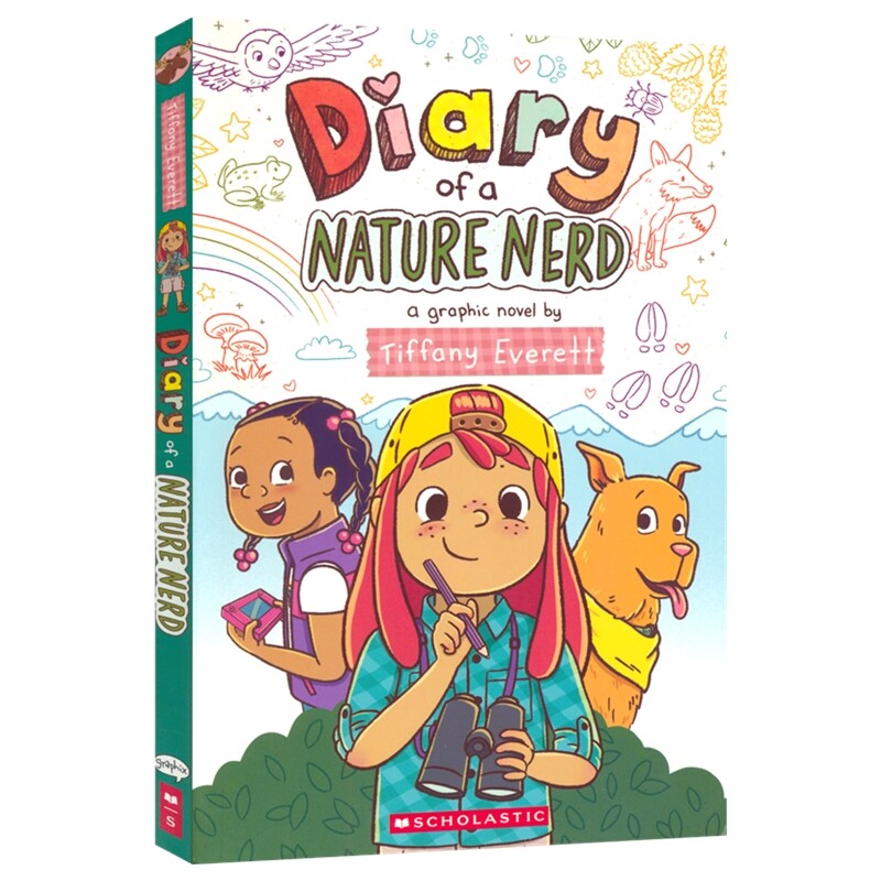 Diary of a Nature Nerd 自然迷日记 全彩漫画书 图像小说 自然探索成长教育 重组家庭温情故事 英语读物 英文原版进口儿童图书