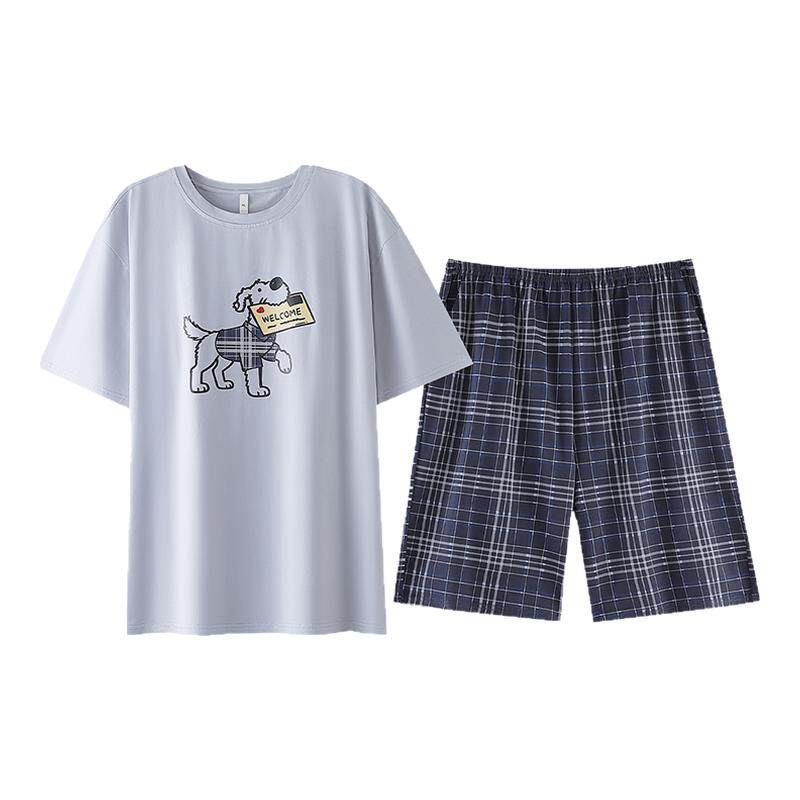 夏季莫代尔棉高个女加长睡衣套装