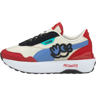 Puma/彪马正品MR DOODLE联名款女子复古休闲运动鞋375792-01